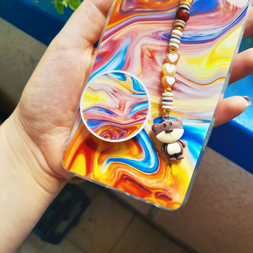 کاور سامسونگ A72 4G / A72 5G به همراه پاپ سوکت و بند آویز کد 5217
