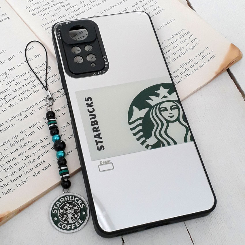 کاور استارباکس آینه ای شیائومی Redmi Note 11 Pro 4G / 5G به همراه بند آویز کد 11529