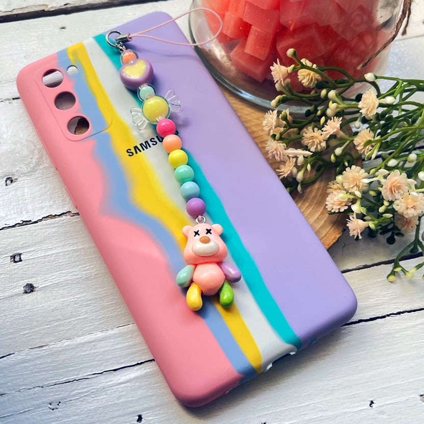 کاور سیلیکونی سامسونگ Galaxy S20 FE 4G / 5G به همراه بند آویز کد 11656