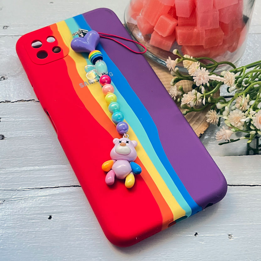 کاور سیلیکونی سامسونگ Galaxy A22 5G به همراه بند آویز کد 11665