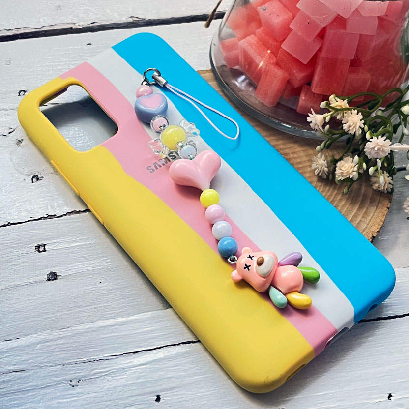 کاور سیلیکونی سامسونگ Galaxy A02s / A03s به همراه بند آویز کد 11671