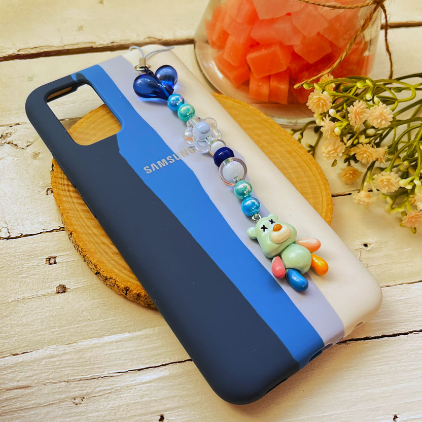 کاور سیلیکونی سامسونگ Galaxy A02s / A03s به همراه بند آویز کد 11675