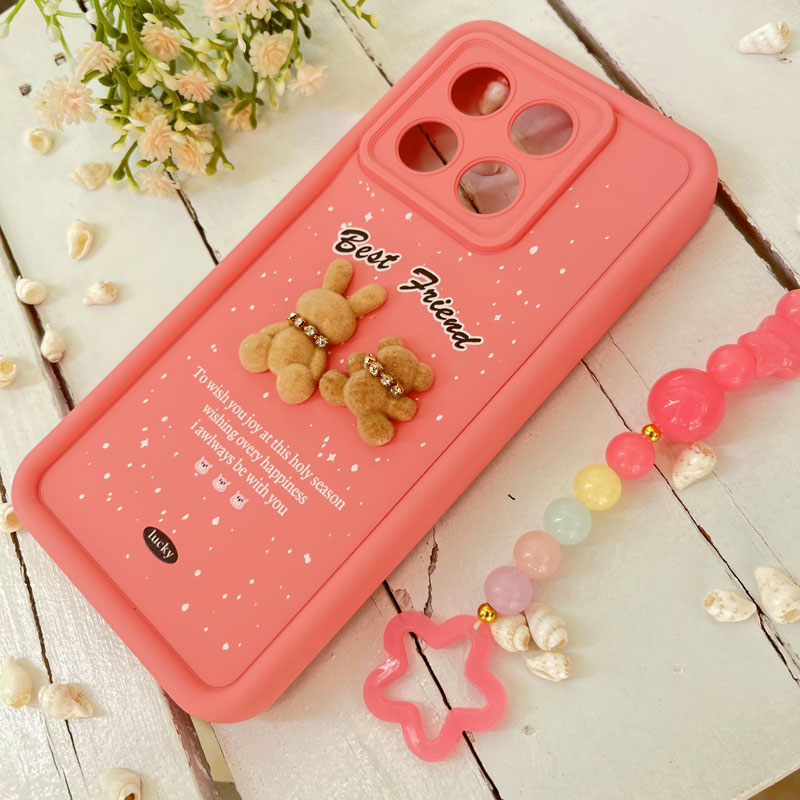 کاور عروسکی شیائومی Redmi K70E / Poco X6 Pro به همراه بند آویز کد 11784