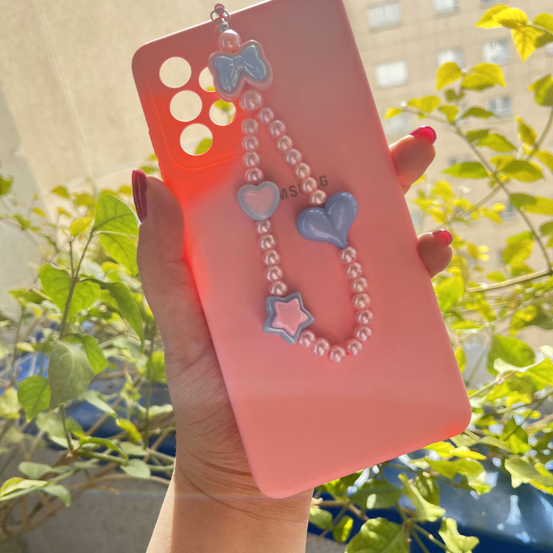 کاور سیلیکونی سامسونگ Galaxy A72 4G / A72 5G به همراه بند آویز کد 11807